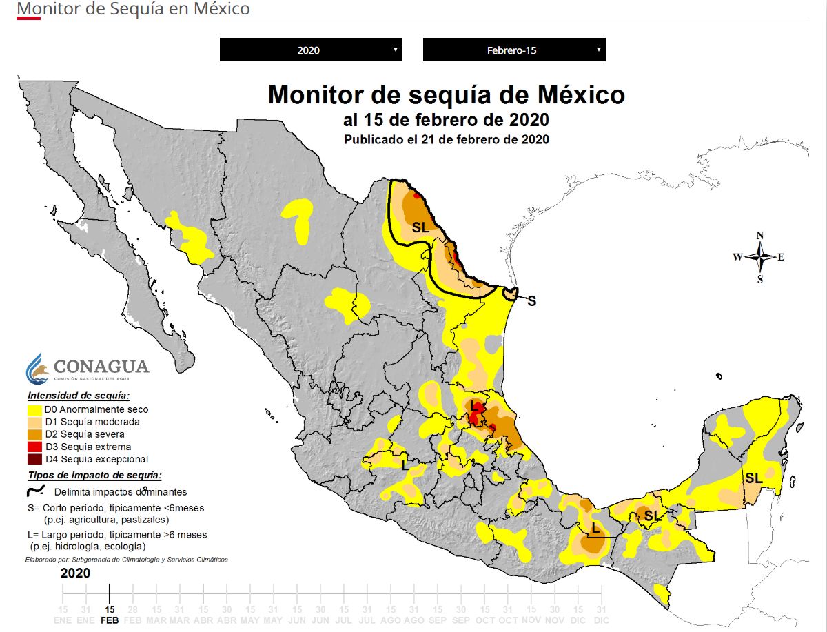 Enfrentó Hidalgo su segunda sequía más aguda de los últimos 17 años y afectó 15 municipios: Conagua