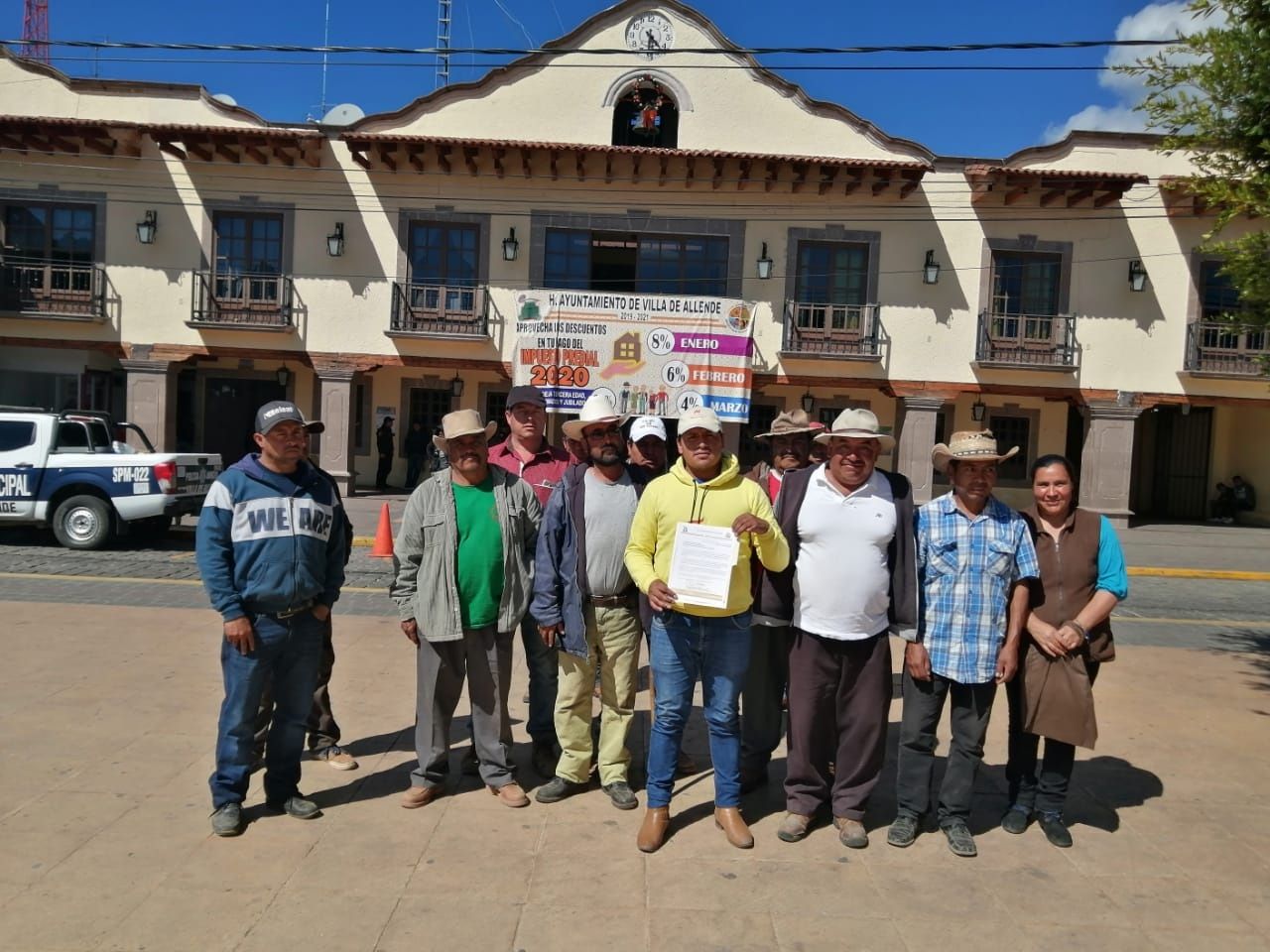 Habitantes de Villa de Allende visitan alcaldía para conocer avance de pliego petitorio