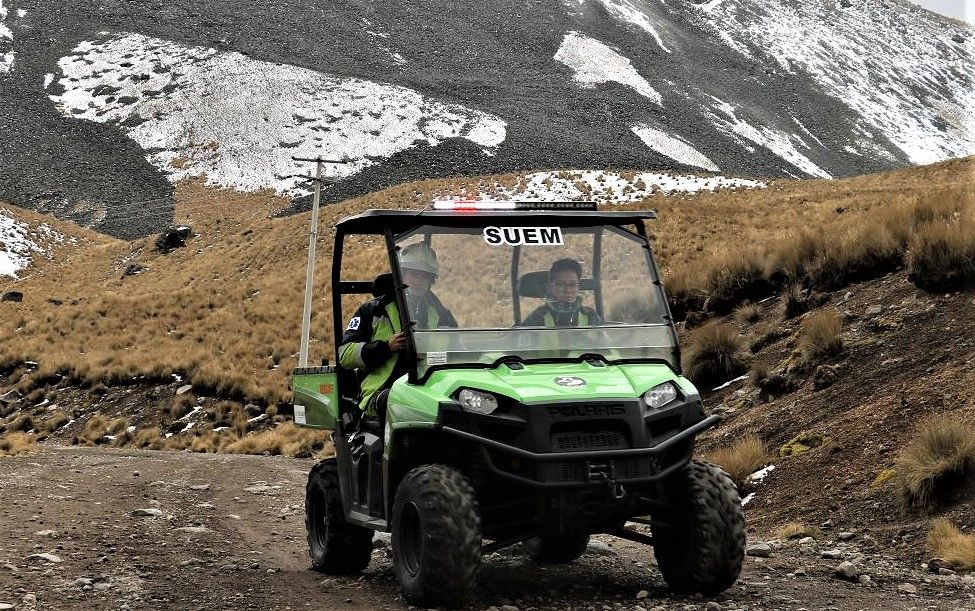 La Secretaría de Salud concluye con saldo blanco operativo invernal en el Nevado de Toluca 