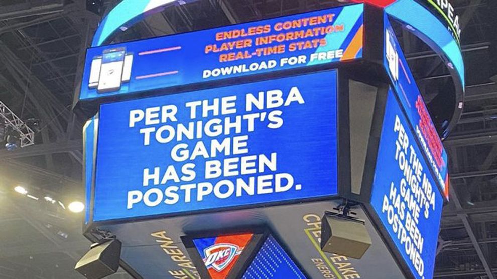 La NBA suspende la temporada porque un jugador dio positivo del COVID-19
