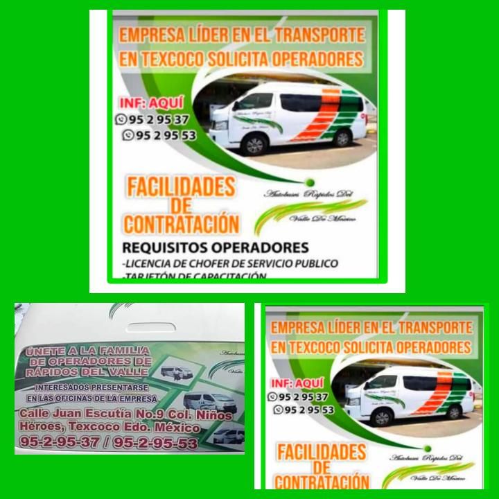 La empresa Autobuses rápidos del Valle de México solicita operadores 