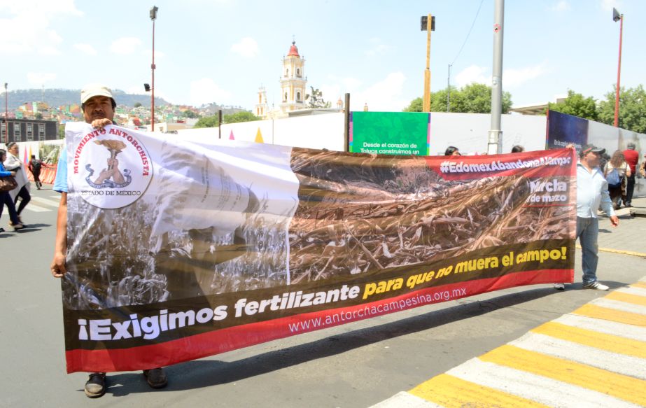 Se suman más campesinos contra Del Mazo  en todo el Estado de México