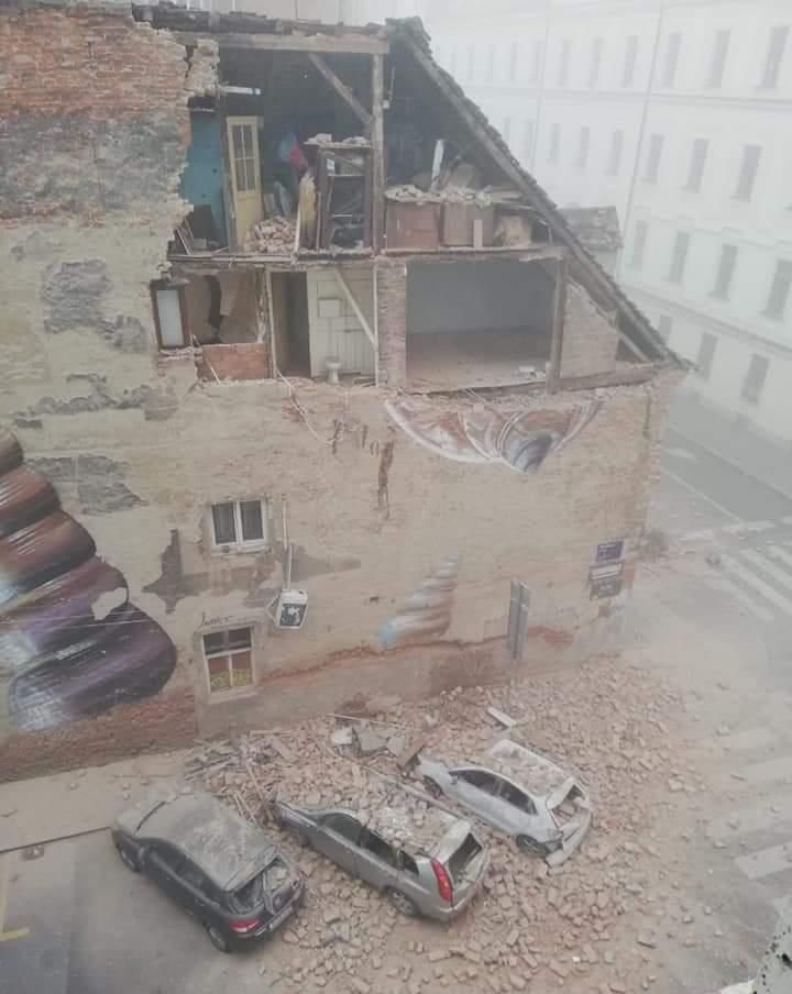 Terremoto devasta a la ciudad de Zagreb, Croacia