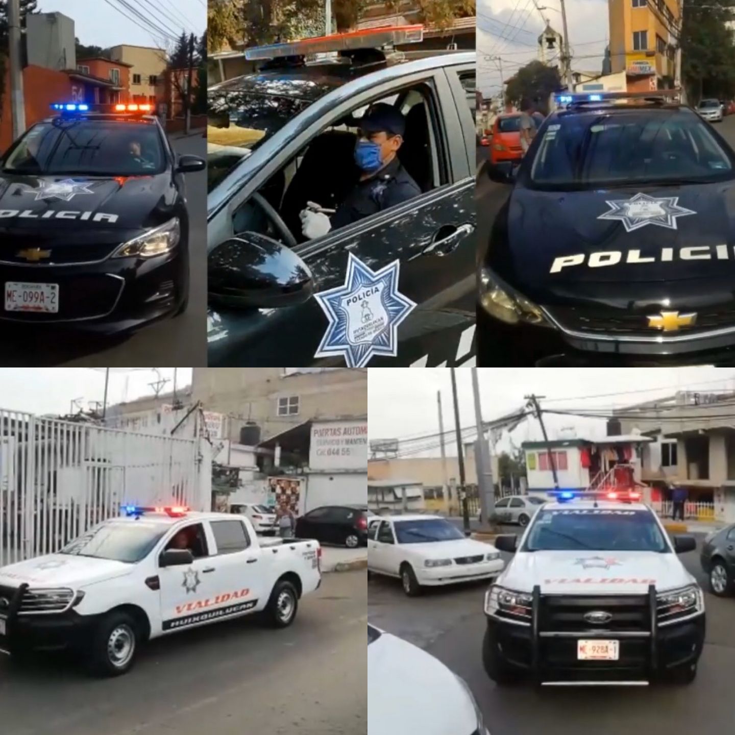 Con patrullas Gobierno de Huixquilucan llama a la población a quedarse en casa 