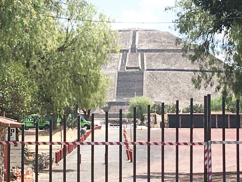 Cierran Zona Arqueológica de Teotihuacán hasta nuevo aviso por la emergencia ocasionada por el Covid-19