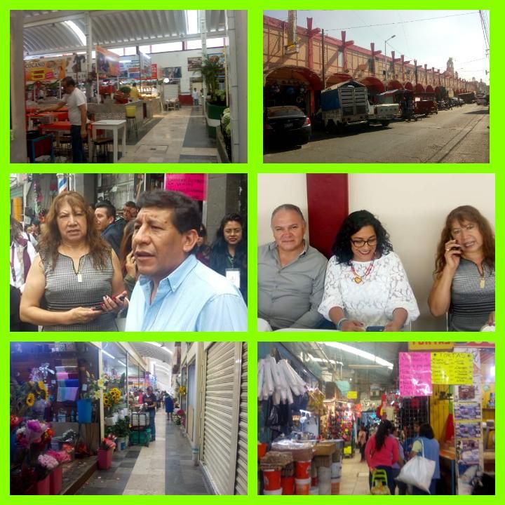 El mercado San Antonio de Texcoco toma medidas sanitarias del Covid-19  en su fase 2 
