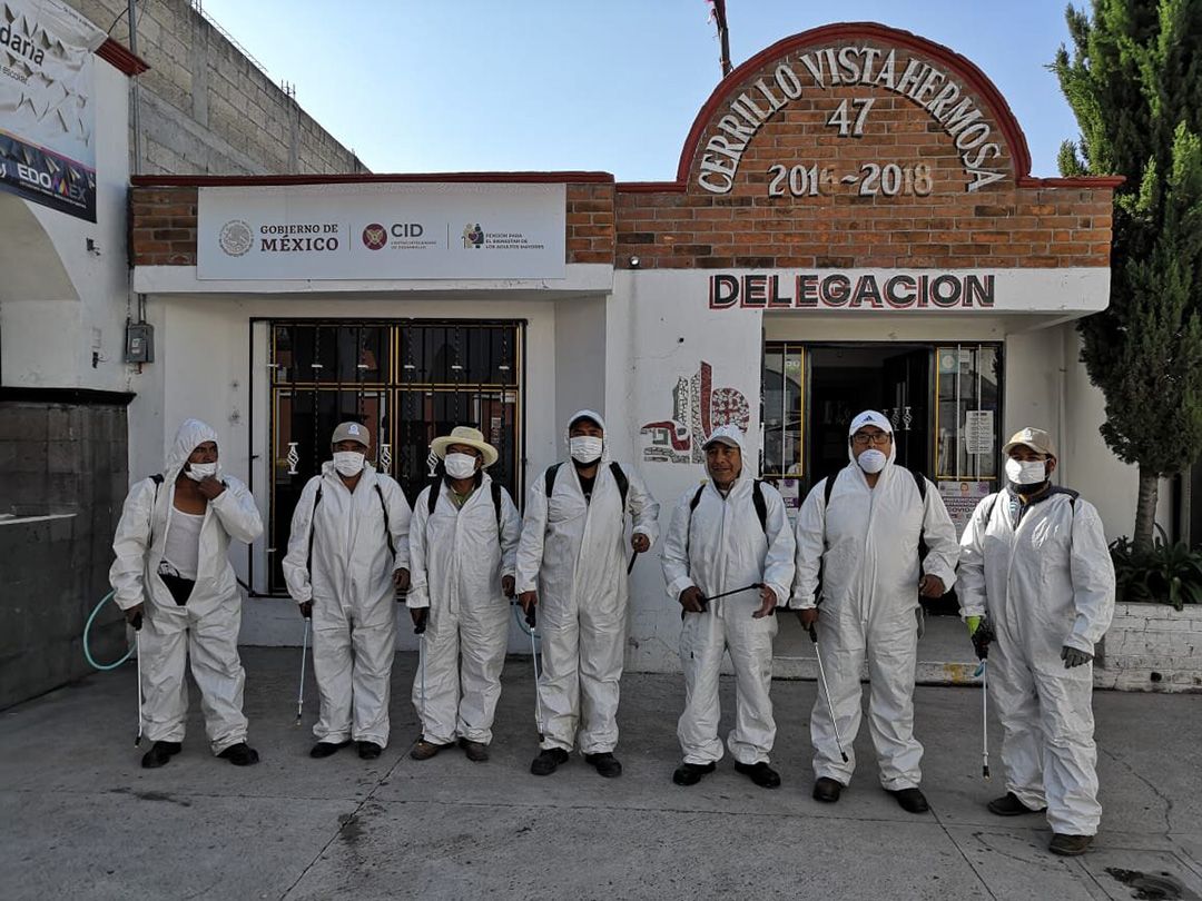 Gobierno de Toluca mantiene trabajos de sanitización por COVID-19