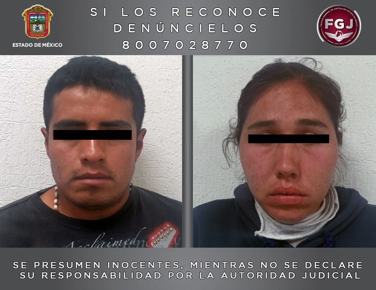Detienen a dos personas investigadas por robo a tiendas departamentales en   Tecámac
