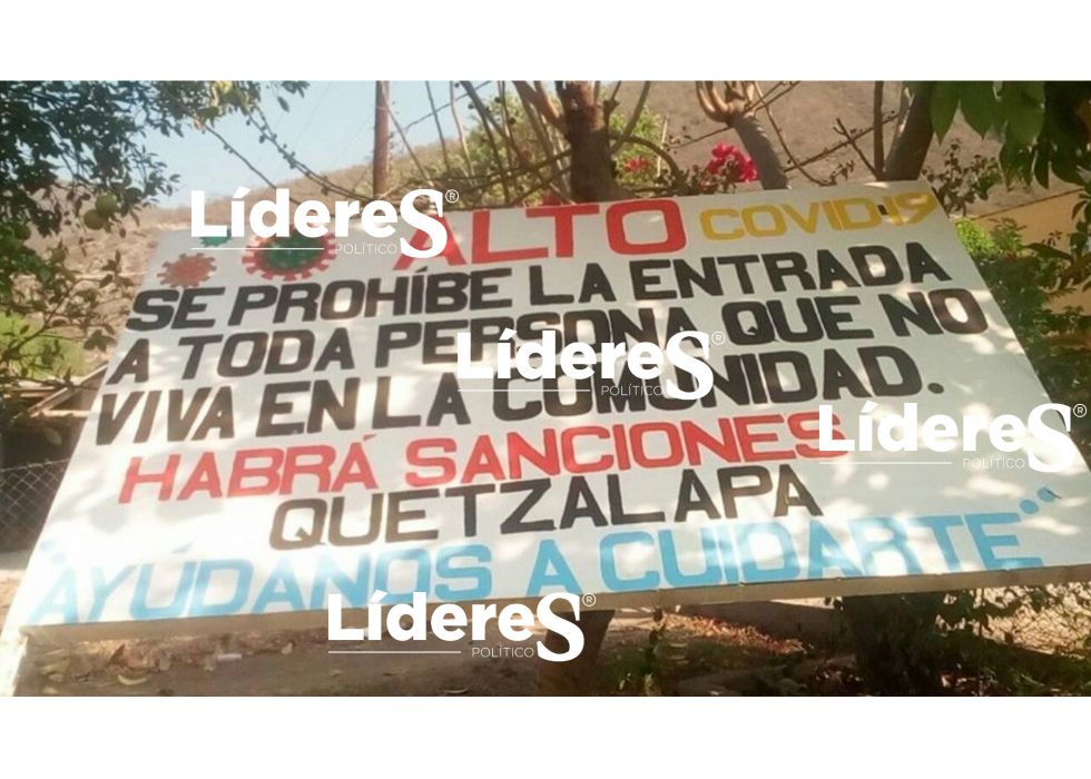 En Quetzalapa, Jacala Hidalgo, restringen  ingreso a comunidades por Covid-19