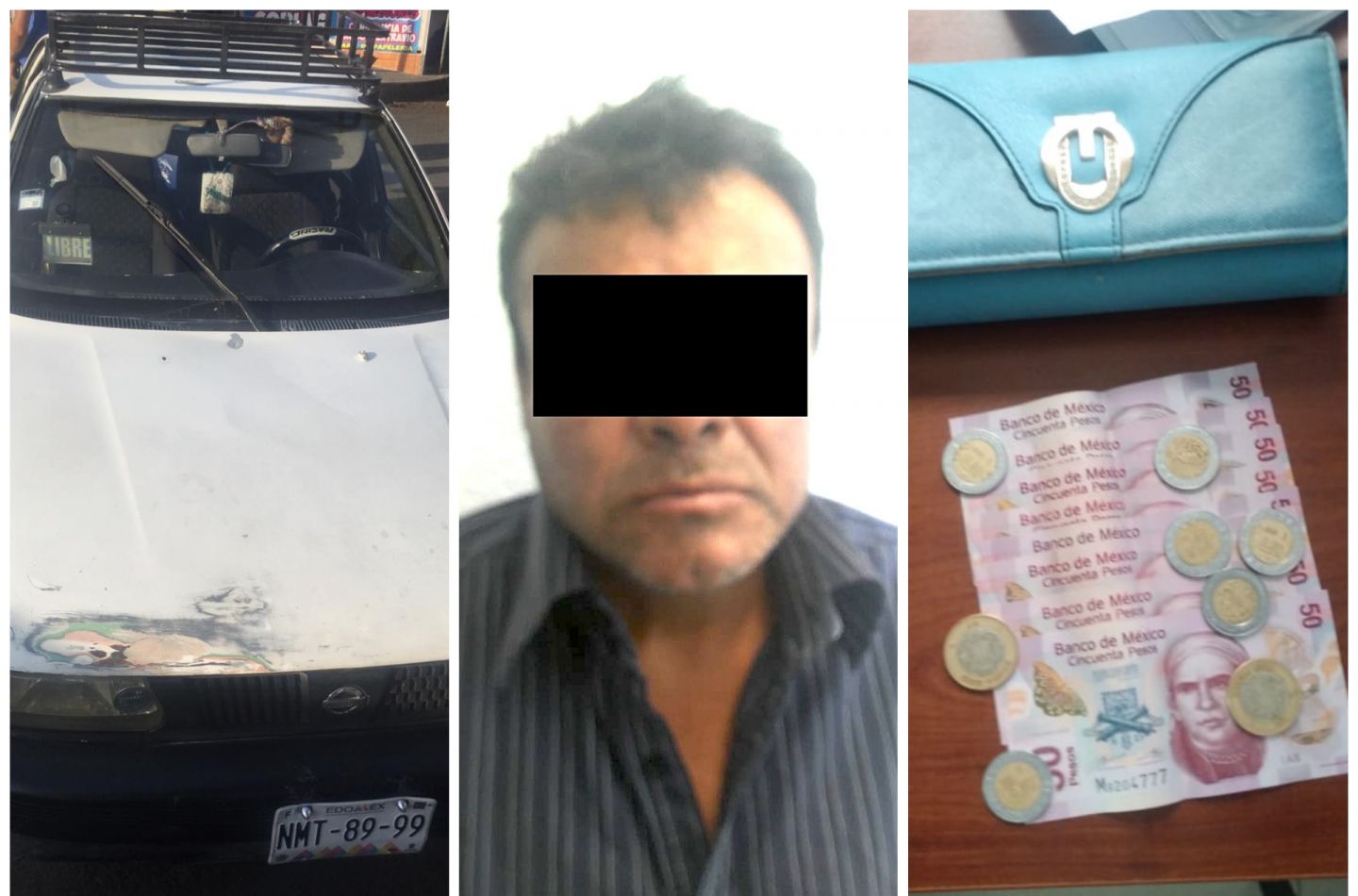 Capturan a taxista que aparece en video viral robando a repartidores de refrescos en Ecatepec
