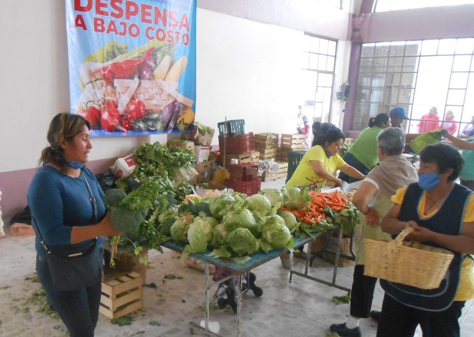 Paquete alimentario de verdura a bajo costo en Chiautla