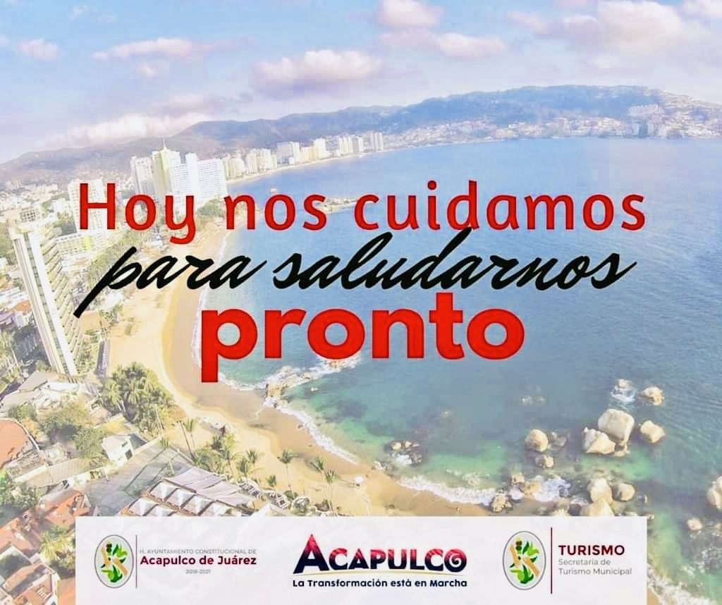 Cuida gobierno de Acapulco a turistas y residentes; lanza campaña para quedarse en casa en esta Semana Santa 
