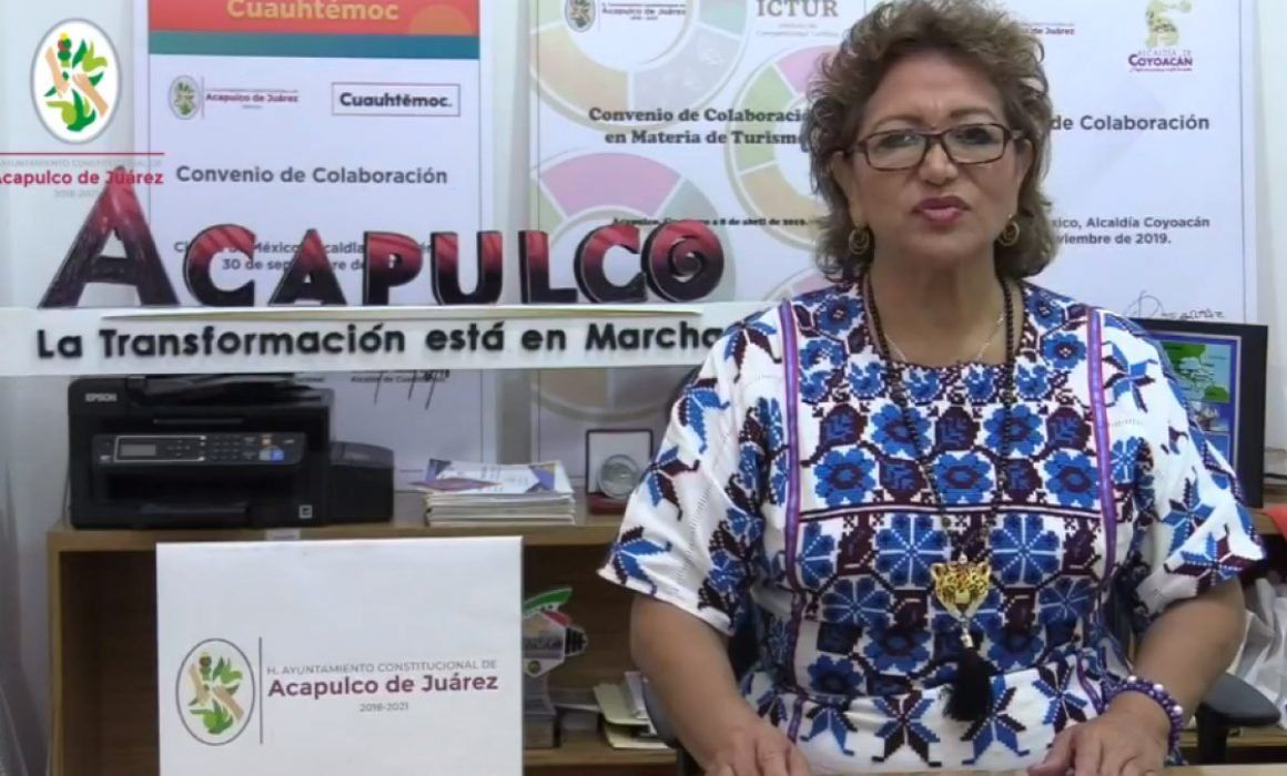 Donan alcaldesa de Acapulco y funcionarios 50% de su sueldo por Covid 19 