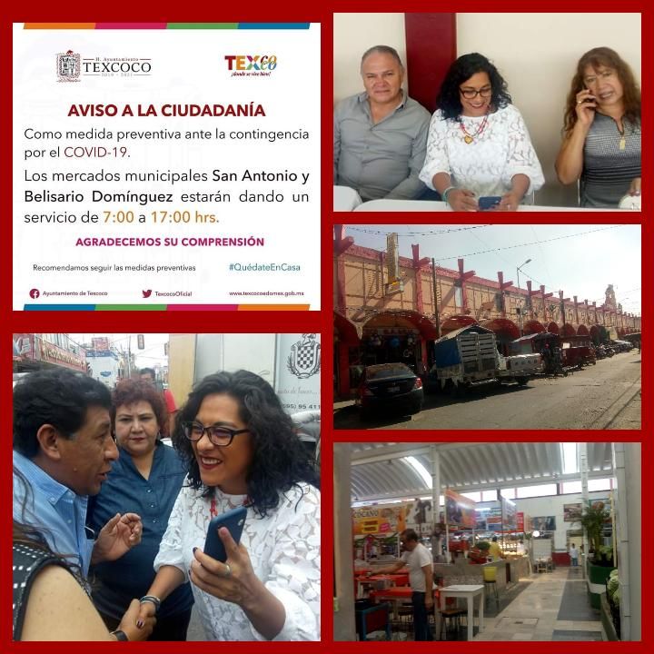 En Texcoco El mercado San  Antonio abrirá  7 AM a  17 horas por medidas sanitarias por el Covid-19 