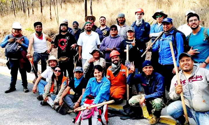 El GEM reconoce apoyo de Sociedad Civil en acciones de combate de incendios den Sierra de Guadalupe