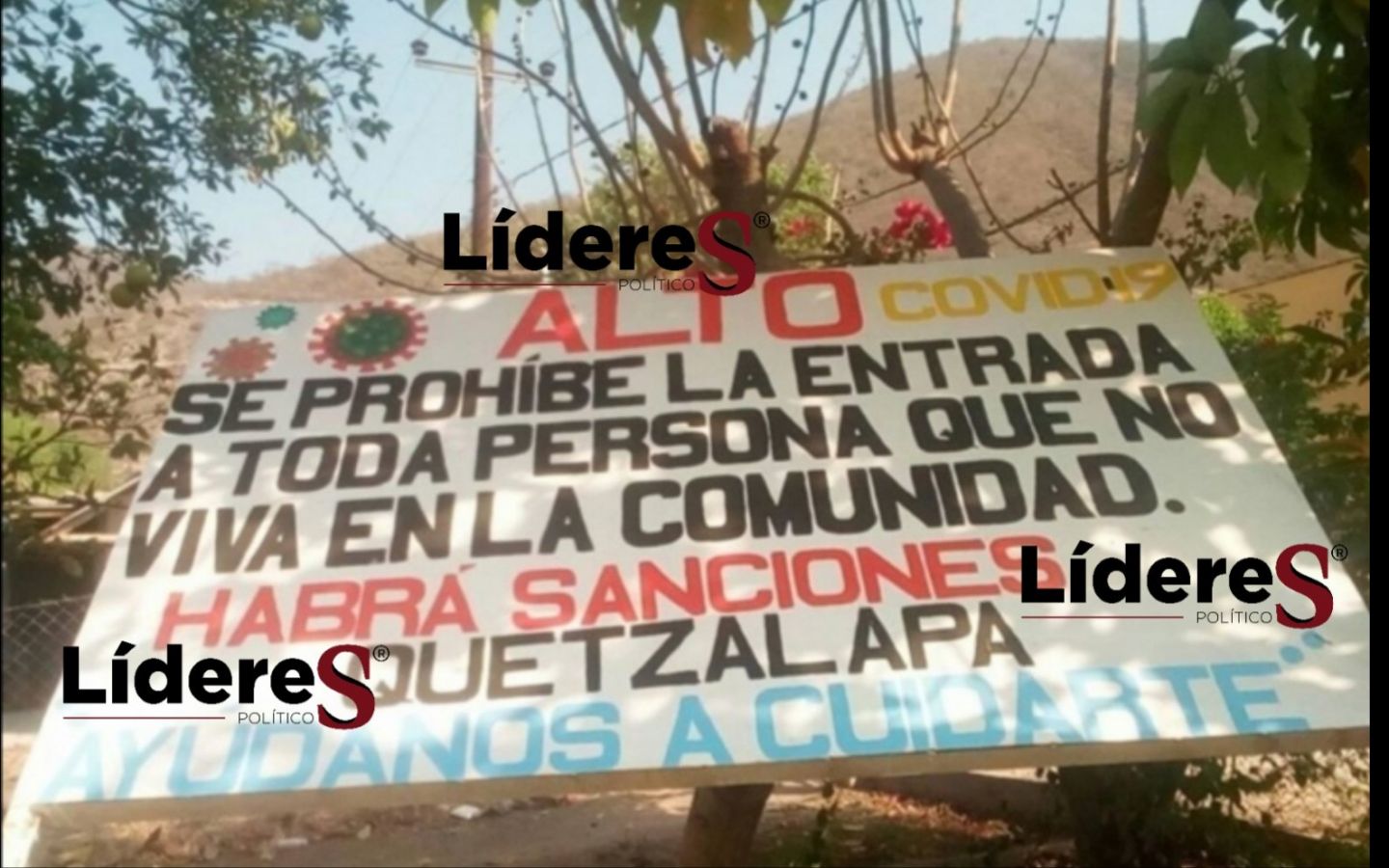 Ahora en Quetzalapa prohíben ingreso a comunidad en Semana Santa por Covid-19