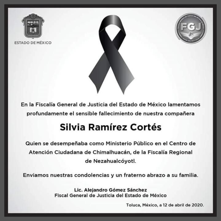 Suman dos personas de la FGEM que mueren presuntamente por el Covid-19 en Texcoco y Chimalhuacán