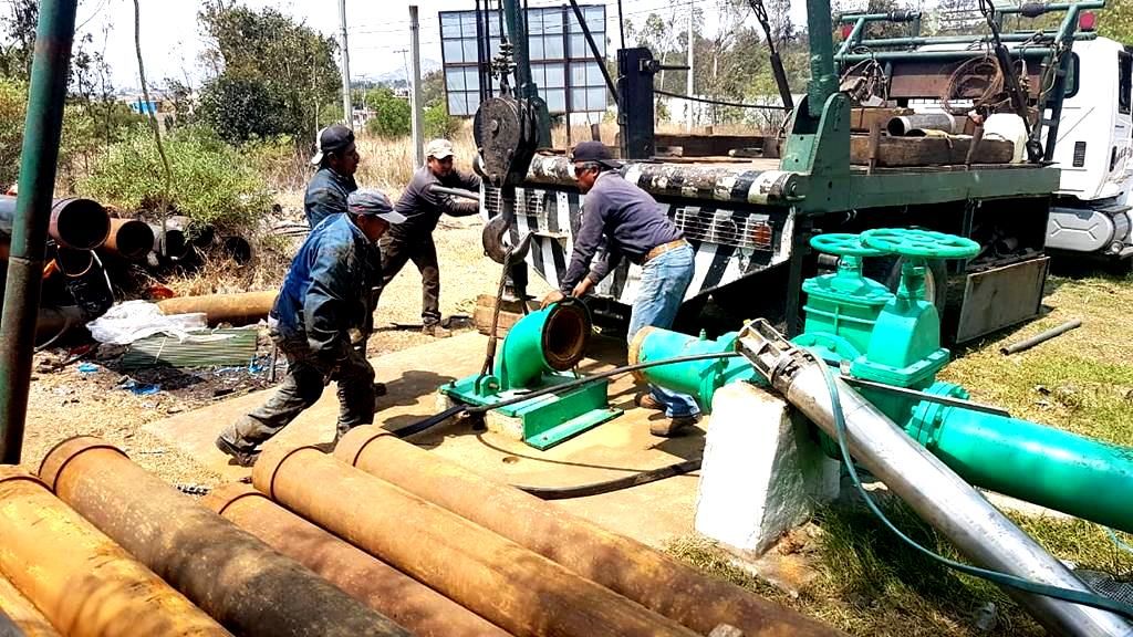 La CAEM refuerza infraestructura hidráulica con reparación de pozos de agua potable