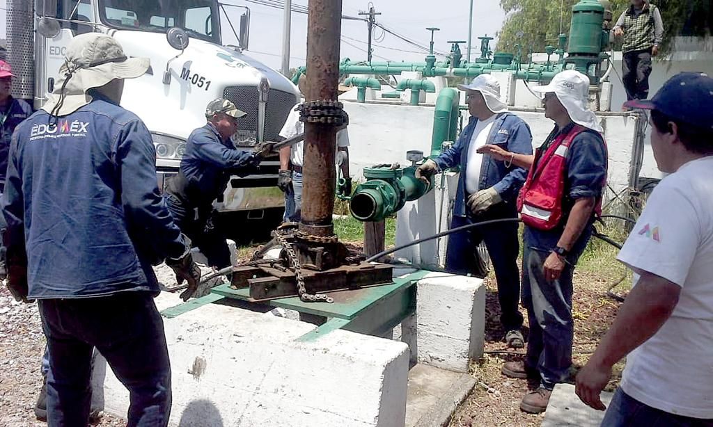 "Refuerza CAEM infraestructura hidráulica con reparación de pozos de agua potable"