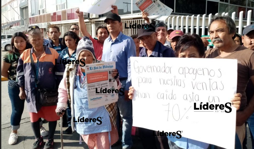 Por baja del 70% de  venta de periódicos por Covid-19 voceadores de Hidalgo piden apoyo