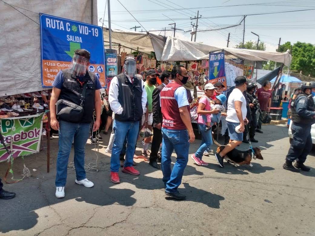 Refuerzan recorridos  en Ecatepec para vigilar que se cumplan las normas de prevención por Covid-19 