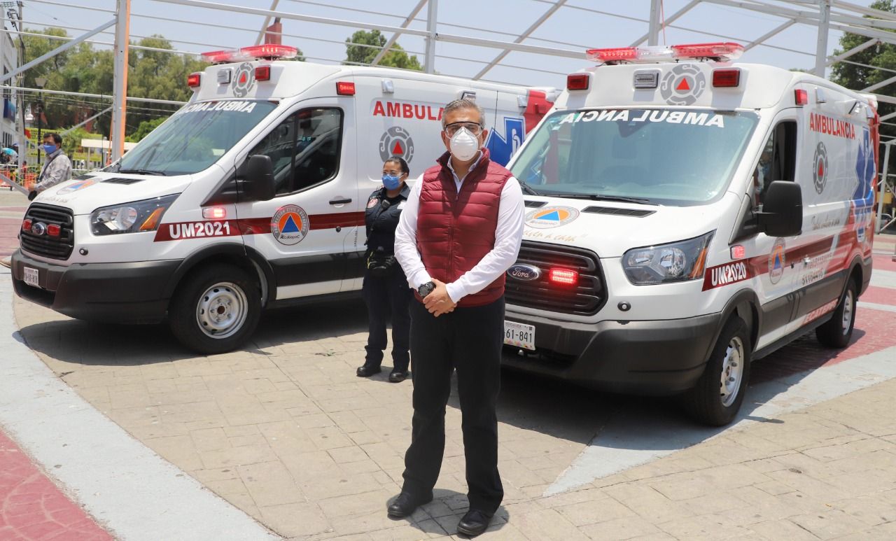 Ecatepec adquiere 3 ambulancias con tecnología de punta