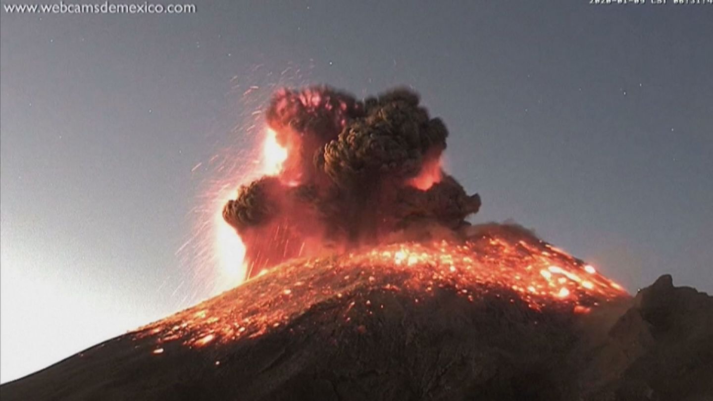 Reporte de monitoreo del volcán Popocatépetl
