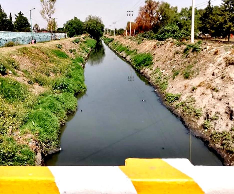 La CAEM y ayuntamiento de Coacalco concluye trabajos de mantenimiento al dren Cartagena