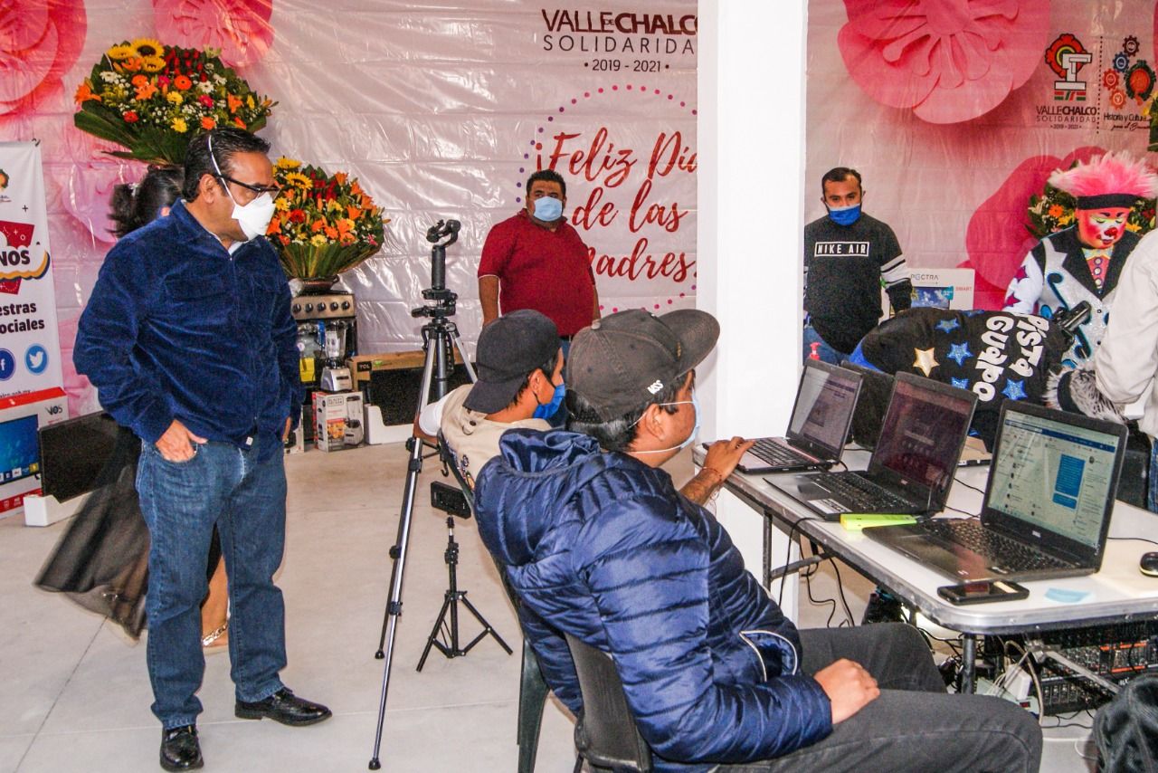 En Valle de Chalco Solidaridad magno evento virtual por el Día de Madres