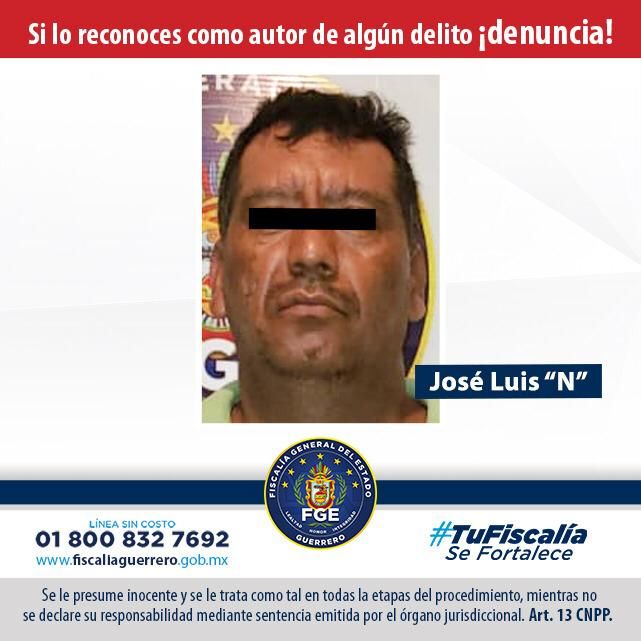 Policías Ministeriales y Estatales detuvieron con orden de aprehensión a José Luis "N"