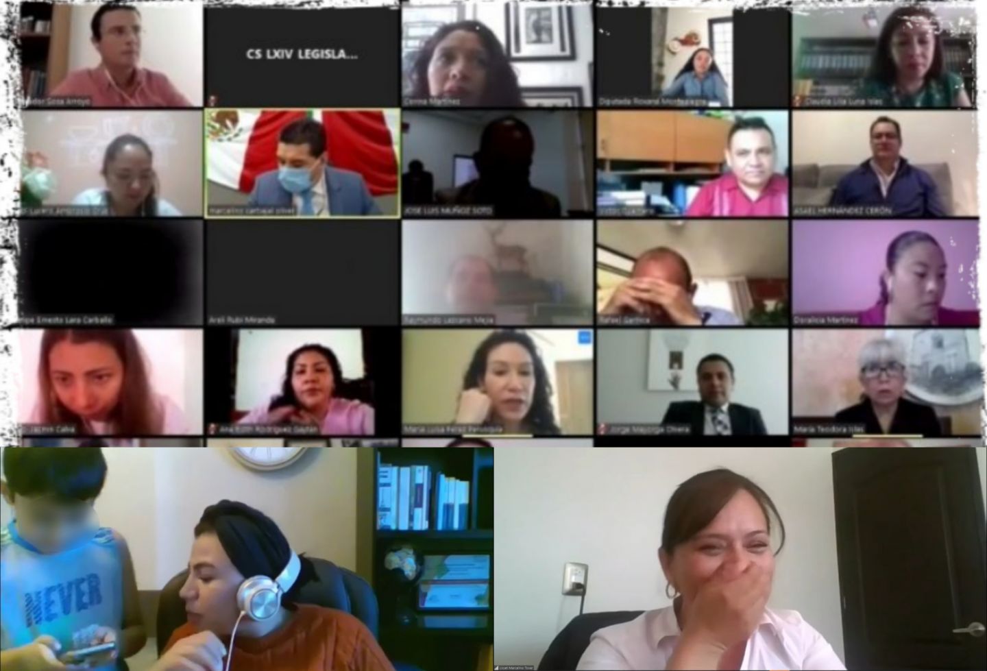 Destaca Congreso de Hidalgo entre los no preparados para sesiones virtuales... y se nota