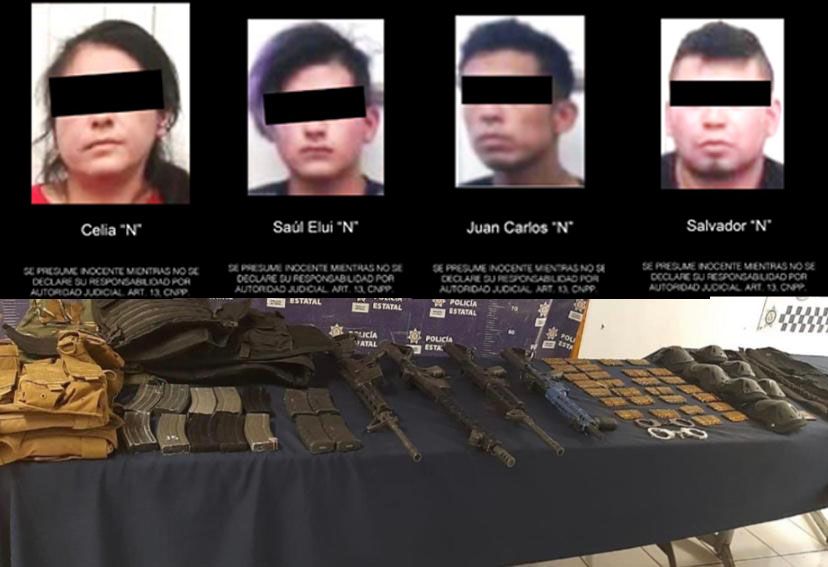 Capturan a presuntos integrantes del CJNG, en La Perla; entregaron despensas a la población.