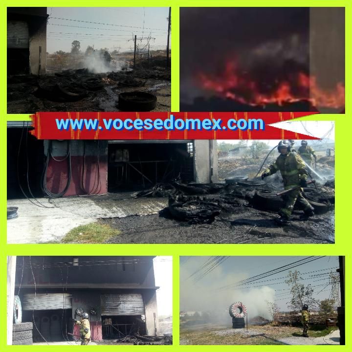 Fuerte Incendio en carretera Texcoco-Calpulalpan , a un costado de San Joaquín Coapango