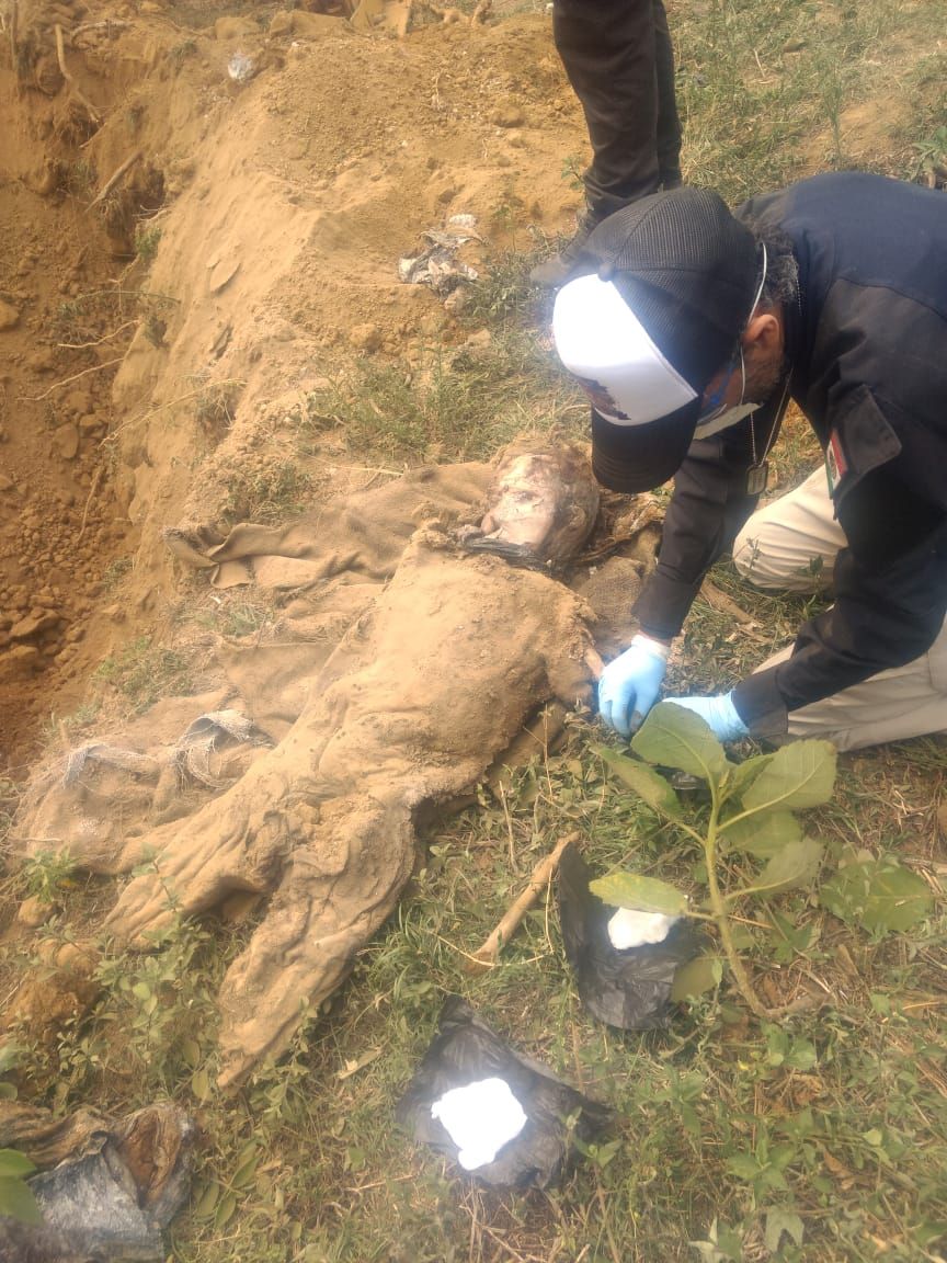 En Tepetlixpa, hallaron restos humanos en casa de seguridad intervenido por secuestro en marzo