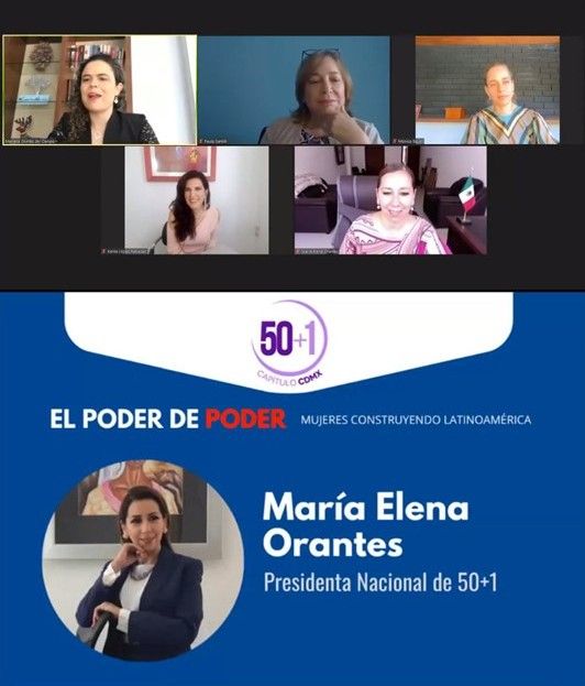 Presentación del libro ’El Poder del poder: mujeres construyendo Latinoamérica’ a través del Colectivo 50+1
