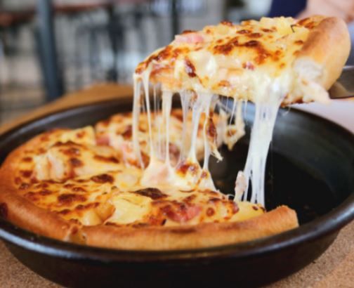Riquisima Pizza de sartén.!!! Una deliciosa opción para un exquisito antojo.