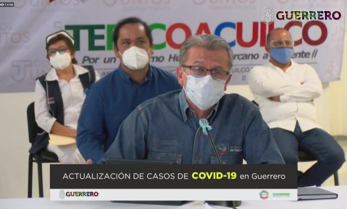 Se elevan a mil 583 casos de Covid 19 en Guerrero y a 218 las muertes