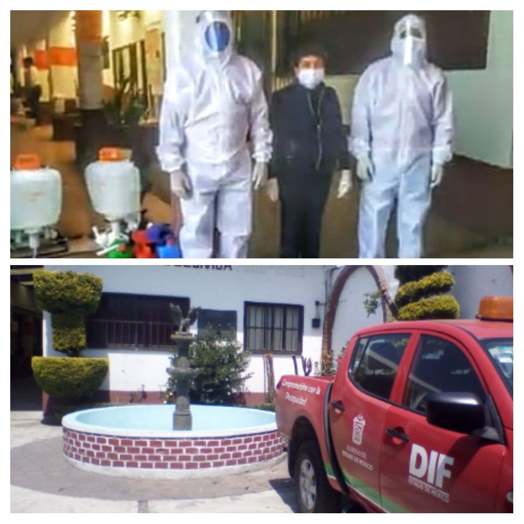 Siguen llevando a cabo la Sanitización en las oficinas del DIF de Ozumba