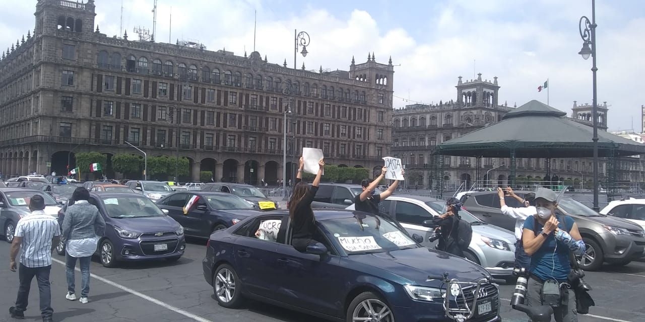 Las protestas contra AMLO se dan en 70 ciudades del país 