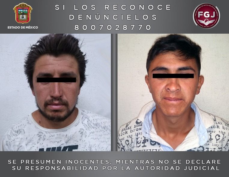 En Ixtapaluca detienen a dos hermanos investigados por homicidio: FGJEM