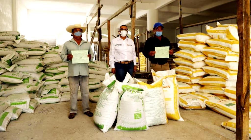 El GEM apoya con fertilizantes a más de 46 mil productores durante contingencia sanitaria