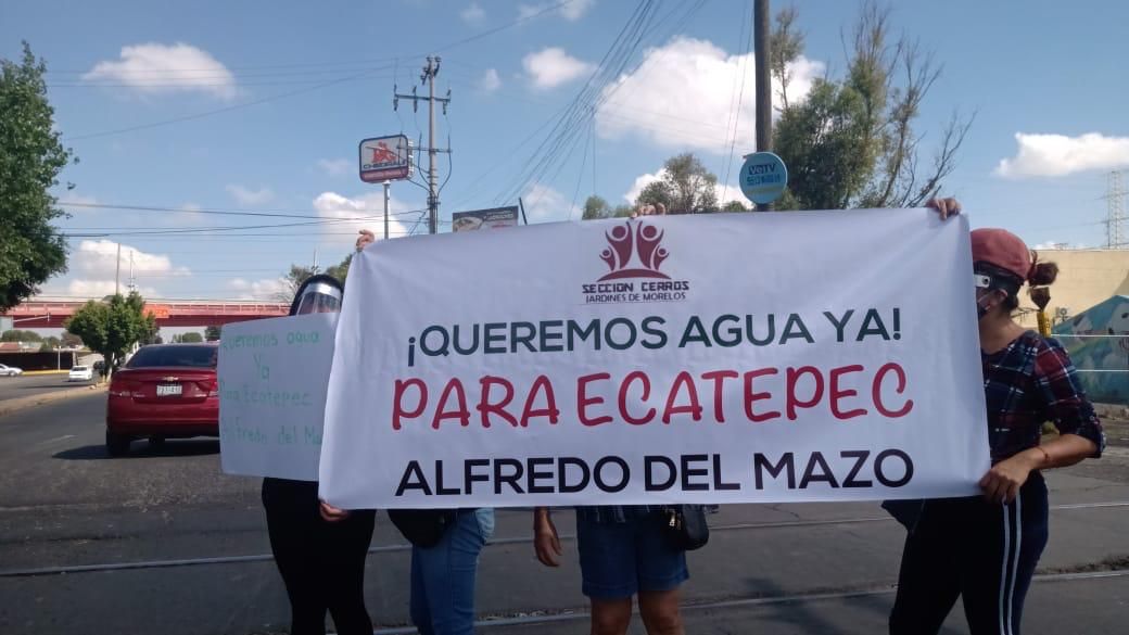 Presentan queja en la CNDH contra Alfredo del Mazo por dejar sin agua a 600 mil vecinos de Ecatepec