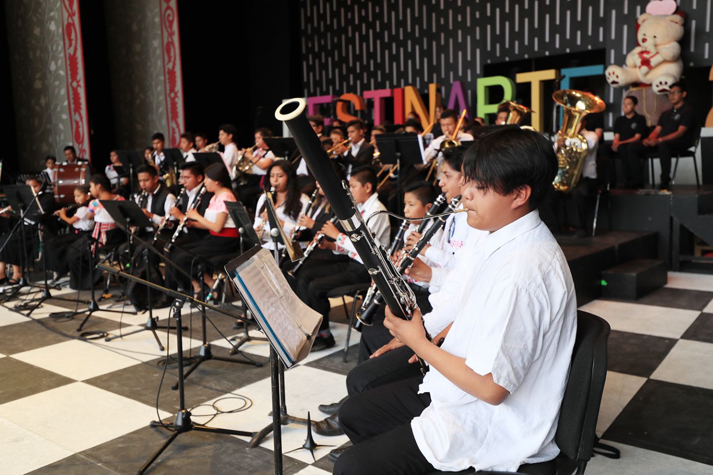 Promueve banda sinfónica infantil y juvenil Altepectl música y tradiciones en el EDOMEX 