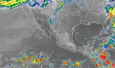 La onda Tropical Número 4 y 2 canales de baja presión causarán 
lluvias en gran parte de México
