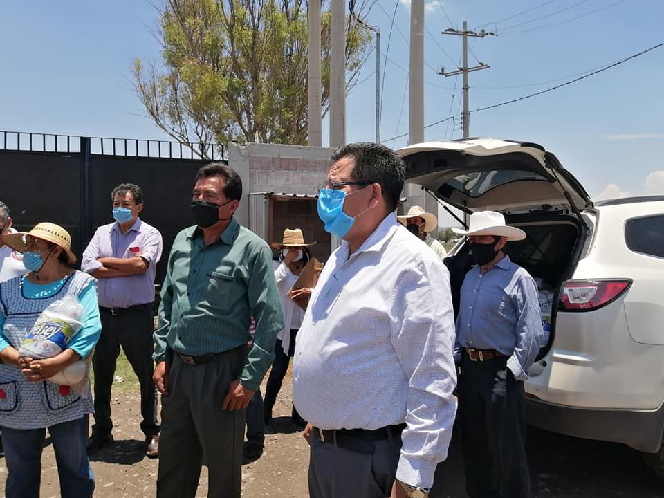 Entrega apoyo alimentario alcalde de Teotihuacán a familias vulnerables 