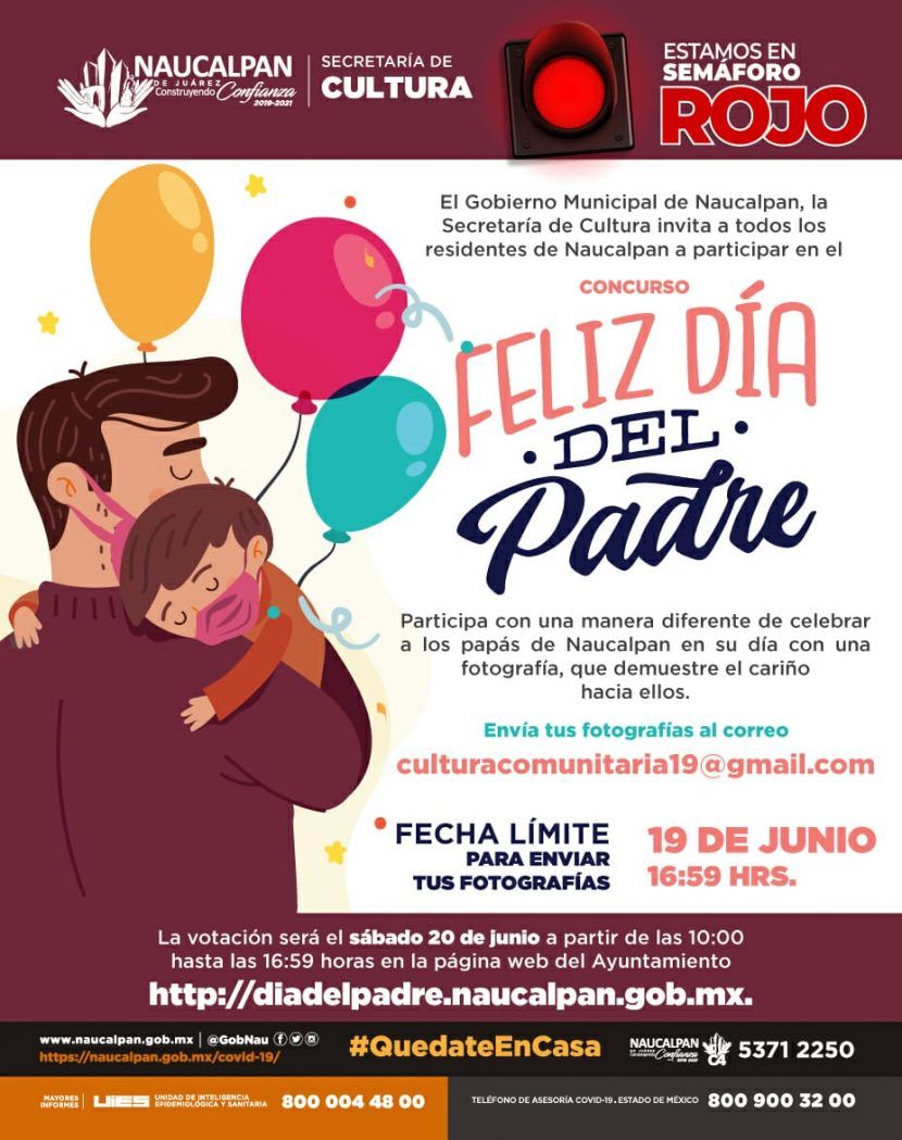 Invita Naucalpan a celebrar el Día del Padre con creatividad