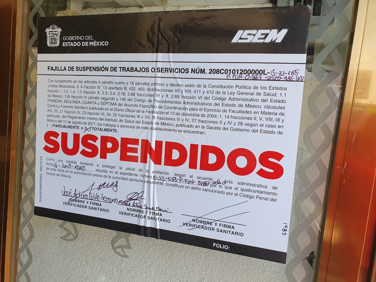 Suspende Coprisem 11 funerarias en el Estado de México