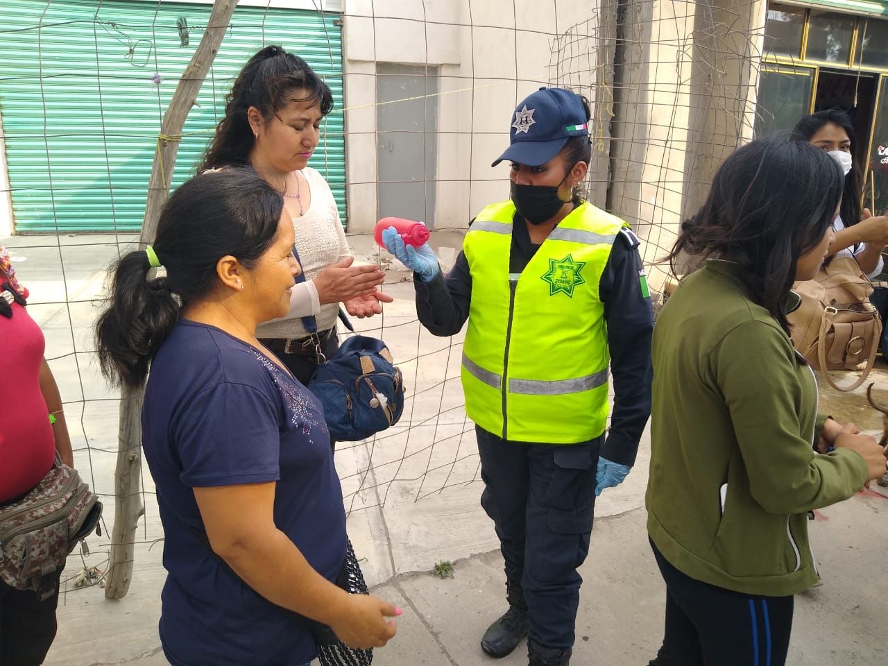 #El gobierno de Chimalhuacán, reconocen la labor de policías durante contingencia sanitaria