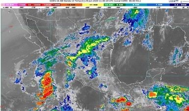 En las próximas horas, se pronostican lluvias muy fuertes en Michoacán,
Chiapas, Guerrero, Oaxaca y Zacatecas
