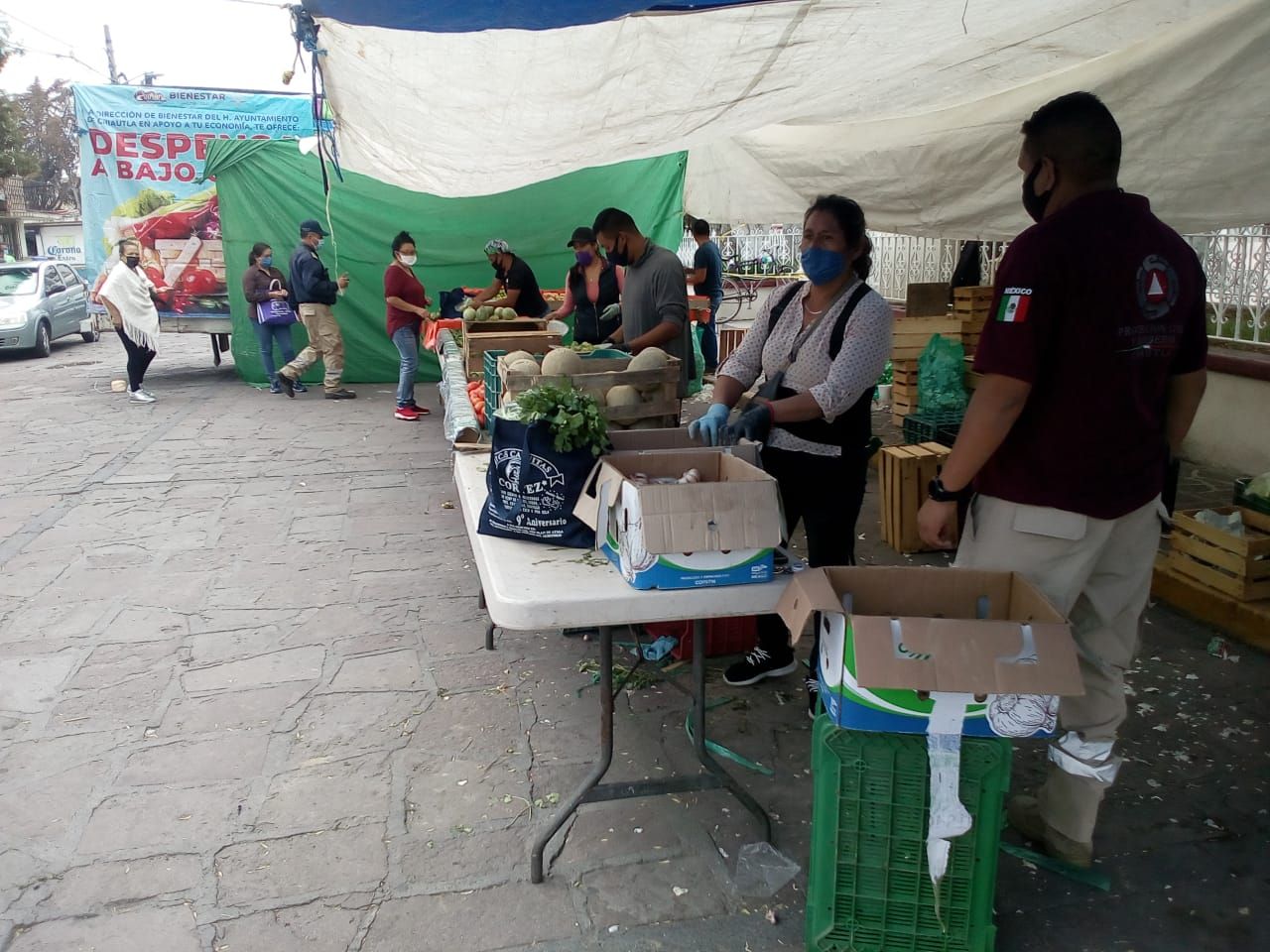 Comunidades beneficiadas con Programa Alimentario en Chiautla